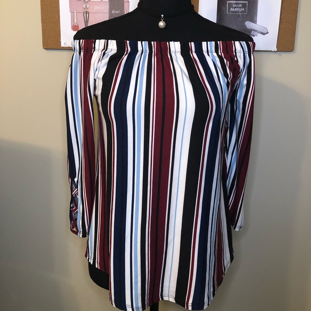 Cute off-shoulder blouse